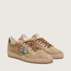 Ανδρικά Ball Star LTD από σουέτ σε χρώμα καπνού με ασημένιο αστέρι