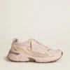 Ανδρικά Lightstar με ροζ δερμάτινο και πλεκτό επάνω μέρος και ροζ αστέρι
