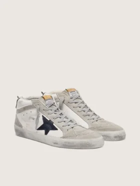 Ανδρικά Mid Star λευκά με μαύρο αστέρι