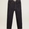 Ανδρικά σκούρα μπλε τζιν από denim ενός πλυσίματος
