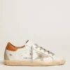 Ανδρικά Sneakers Super-Star με αστέρι από σουέτ και καφέ λωρίδα στη φτέρνα