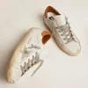 Ανδρικά Sneakers Super-Star με αστέρι από σουέτ και καφέ λωρίδα στη φτέρνα