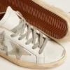 Ανδρικά Sneakers Super-Star με αστέρι από σουέτ και καφέ λωρίδα στη φτέρνα