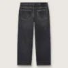 Ανδρικό μαύρο τζιν με εφέ stonewashed