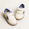 Ball Star Junior με μπλε μεταλλικό δερμάτινο αστέρι και λωρίδα στη φτέρνα