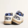 Ball Star Junior με μπλε μεταλλικό δερμάτινο αστέρι και λωρίδα στη φτέρνα