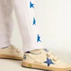 Ball Star Junior με μπλε μεταλλικό δερμάτινο αστέρι και λωρίδα στη φτέρνα