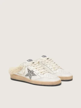 Ball Star Sabots με αστραφτερό αστέρι και επένδυση από shearling