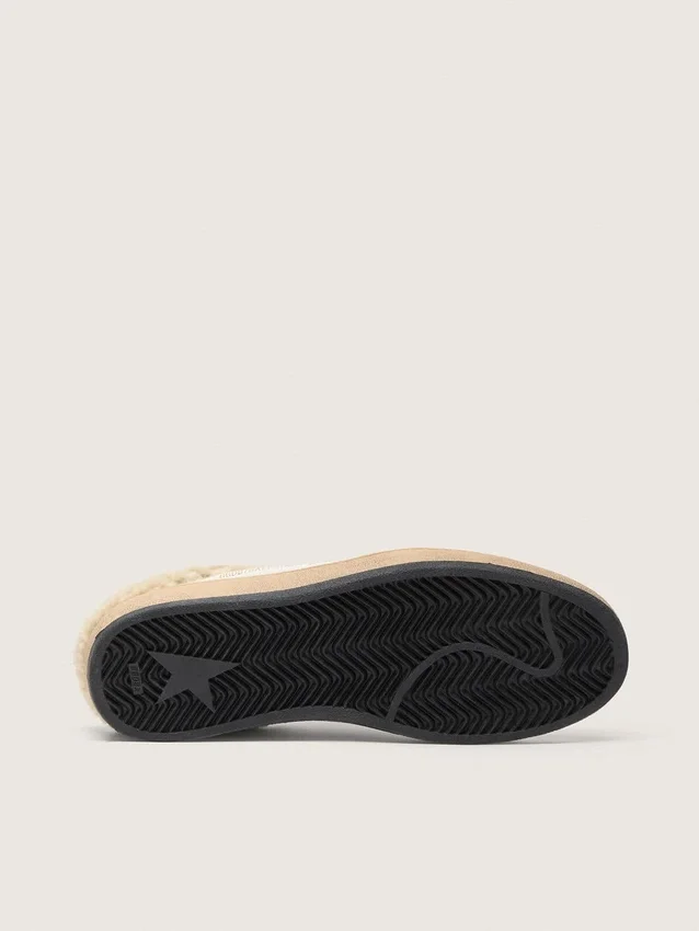 Ball Star Sabots με αστραφτερό αστέρι και επένδυση από shearling