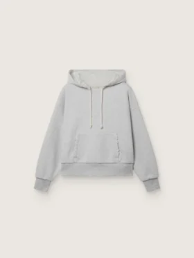 Φούτερ με κουκούλα Star, unisex, από βαμβάκι σε γκρι μελανζέ
