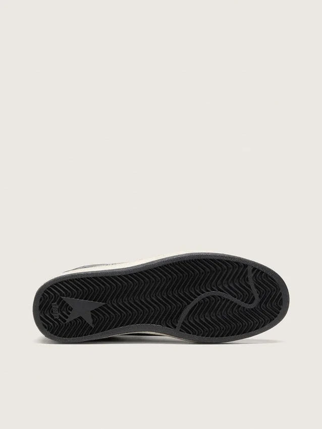 Γυναικεία Ball Star LTD από σκούρο μπλε δέρμα με ανοιχτό μπλε αστέρι από κρύσταλλα Swarovski και επενδύσεις από σουέτ