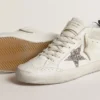 Γυναικεία Mid Star με ασημί αστέρι με γκλίτερ και μαύρη πλαστικοποιημένη ετικέτα στη φτέρνα