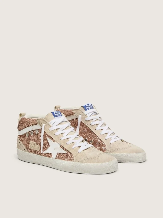 Γυναικεία Mid Star με ροζ γκλίτερ