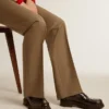 Γυναικεία μοκασίνια τύπου loafers με χοντρό τακούνι από μαύρο δέρμα με καρφιά