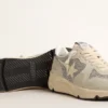 Γυναικεία παπούτσια Running Sole διακοσμημένα με κρύσταλλα Swarovski και αστέρι σε χρώμα ελεφαντόδοντου