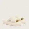 Γυναικεία slip-on Space-Star από λευκό δέρμα