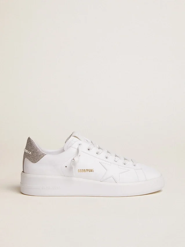 Γυναικεία Sneakers Purestar με αστραφτερή ασημένια ετικέτα στη φτέρνα