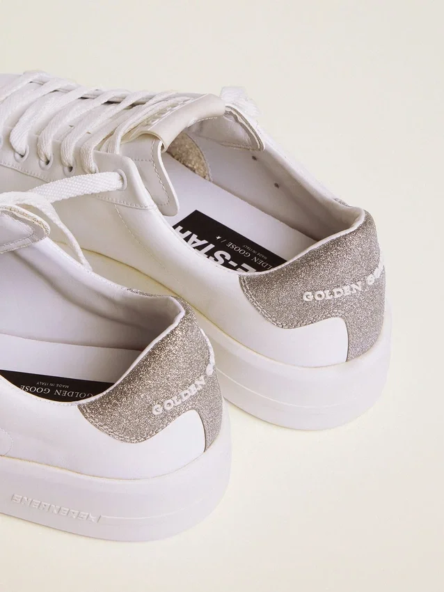 Γυναικεία Sneakers Purestar με αστραφτερή ασημένια ετικέτα στη φτέρνα