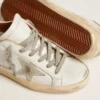 Γυναικεία Sneakers Super-Star με αστέρι από σουέτ και καφέ λουράκι στη φτέρνα