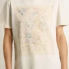 Γυναικείο λευκό πουκάμισο με floral print
