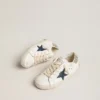 Junior Super-Star από δέρμα με αστραφτερό αστέρι και λουράκι στη φτέρνα