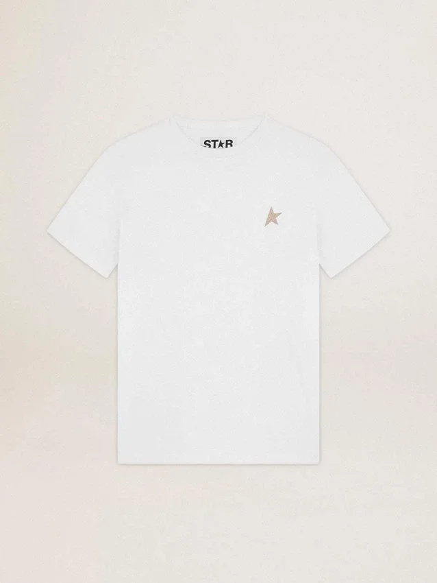 Μπλούζα της συλλογής Star Collection με αστέρι σε χρυσό γκλίτερ στο μπροστινό μέρος
