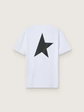 Μπλούζα της συλλογής Star Collection με μαύρο λογότυπο και αστέρι σε αντίθεση