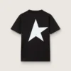 Μπλουζάκι της συλλογής Star Collection με λευκό λογότυπο και αστέρι σε αντίθεση