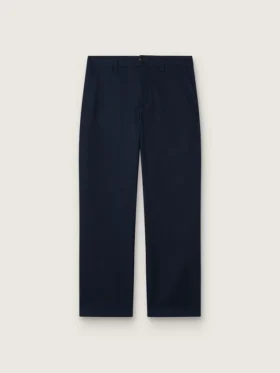 Παντελόνι chino Journey unisex από μπλε βαμβακερό καμβά με κεντημένο λογότυπο