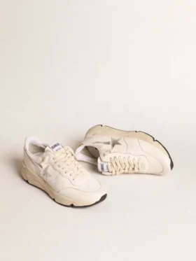 Running Sole από δέρμα νάπα με ασημένιο αστέρι και χρυσή δερμάτινη ετικέτα στη φτέρνα