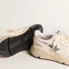 Running Sole από δέρμα νάπα με ασημένιο αστέρι και χρυσή δερμάτινη ετικέτα στη φτέρνα