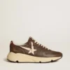 Running Sole από νάιλον και δέρμα με αστέρι από TPU και λουράκι φτέρνας από νουμπούκ