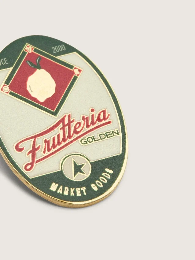 Σετ δύο καρφιτσών «Frutteria Golden»