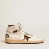 Sneakers Sky-Star με χαρακτηριστική υπογραφή στον αστράγαλο και ένθετα από δέρμα πόνυ με λεοπάρ μοτίβο