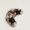Sneakers Super-Star από ασημί δέρμα με σουέτ ενθέματα