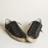 Sneakers V-Star από τζιν σε χρώμα μεσάνυχτου μπλε με μαύρο δερμάτινο αστέρι και μύτη