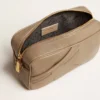 Star Bag από δέρμα σε χρώμα σαλέ με αστέρι σε τόνο-πάνω-τόνο