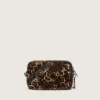 Star Bag Mini από δέρμα πόνυ με animal print και αστέρι tone-on-tone