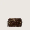 Star Bag Mini από δέρμα πόνυ με animal print και αστέρι tone-on-tone