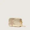 Star Bag «Mini» από δέρμα σε χρώμα πλατίνας με αστέρι Swarovski