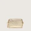 Star Bag «Mini» από δέρμα σε χρώμα πλατίνας με αστέρι Swarovski