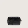 Star Bag Mini από μαύρο δέρμα με αστέρι από κρύσταλλα Swarovski