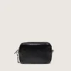 Star Bag Mini από μαύρο δέρμα με αστέρι από κρύσταλλα Swarovski