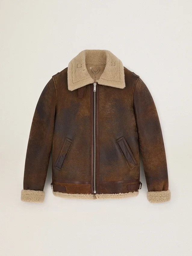 Συλλογή Journey: Μπουφάν Arvel από shearling