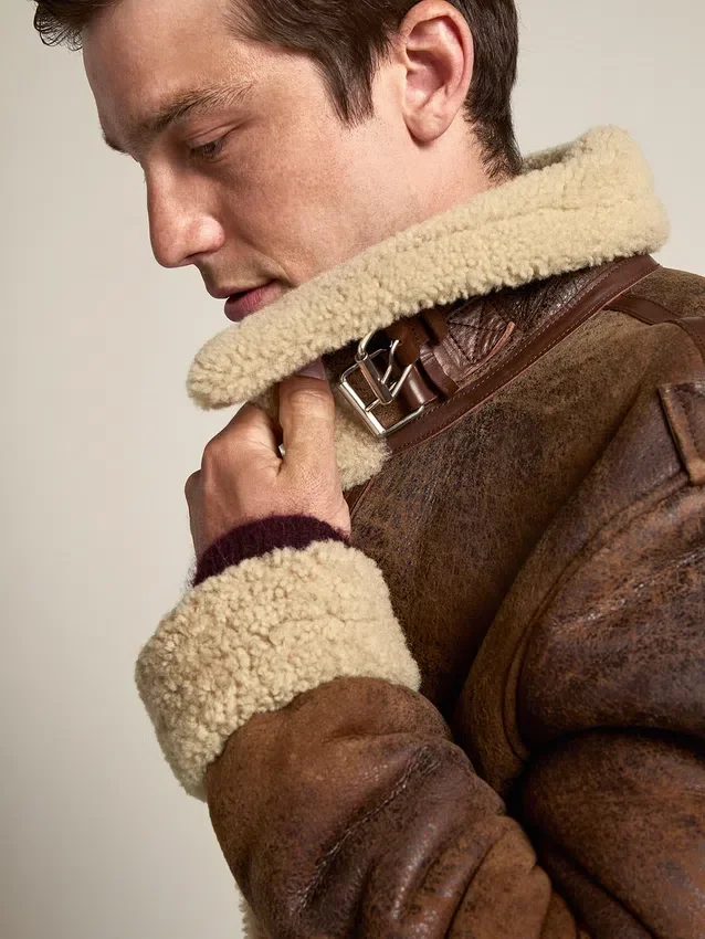 Συλλογή Journey: Μπουφάν Arvel από shearling