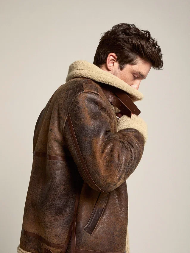 Συλλογή Journey: Μπουφάν Arvel από shearling