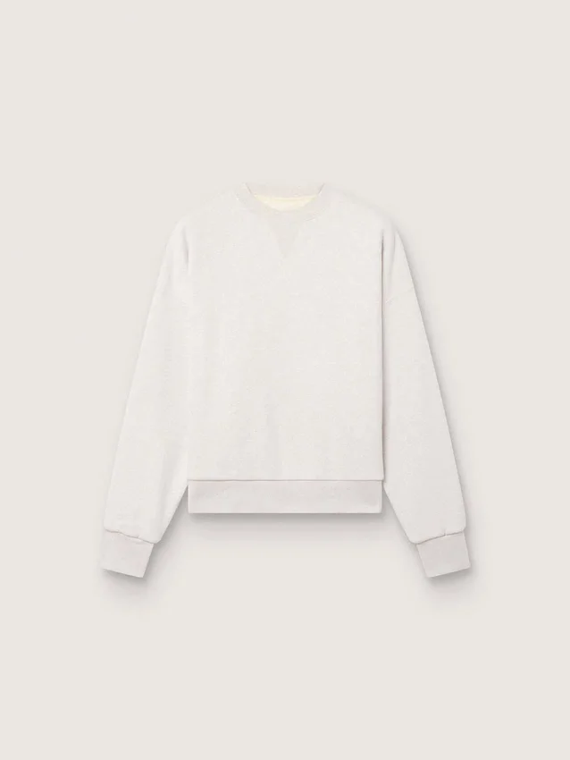 Unisex φούτερ Star από γκρι βαμβάκι με κεντήματα και κρύσταλλα