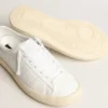 Yatay Model 1B: βιώσιμα πάνινα Sneakers με λευκό βιολογικής προέλευσης επάνω μέρος και λευκό Y