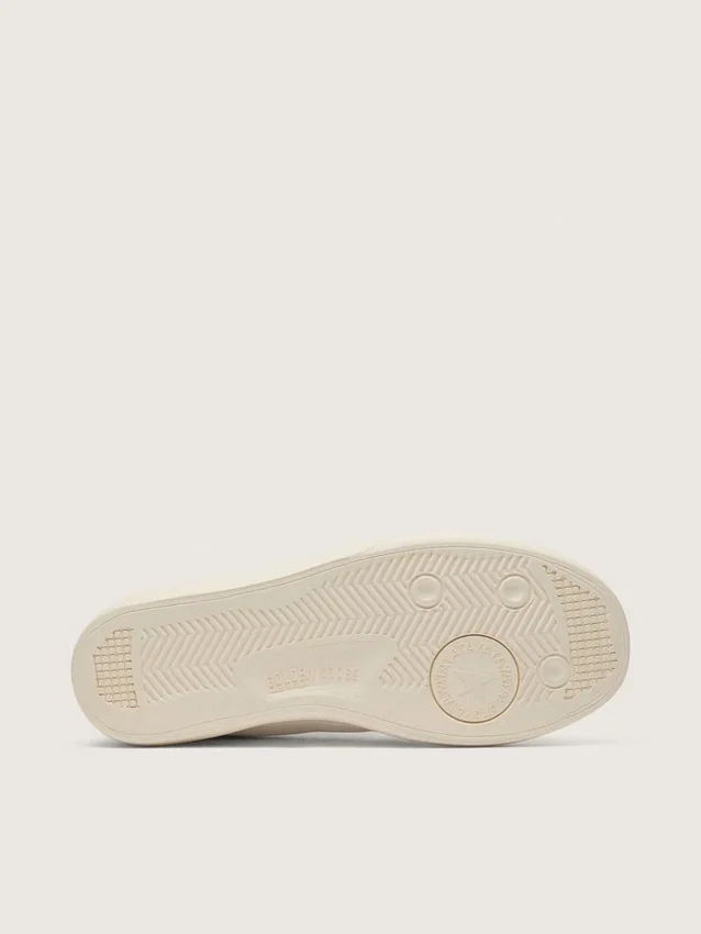 Yatay Model 1B: βιώσιμα πάνινα Sneakers με λευκό βιολογικής προέλευσης επάνω μέρος και λευκό Y
